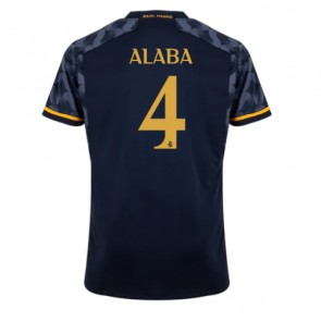Real Madrid David Alaba #4 Koszulka Wyjazdowych 2023-24 Krótki Rękaw
